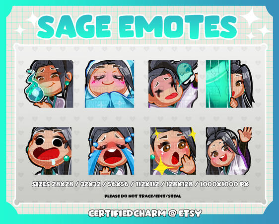 Sage Pre-Made Emotes