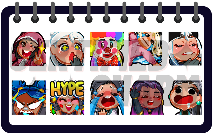 Commissioned & Pre-made Emotes