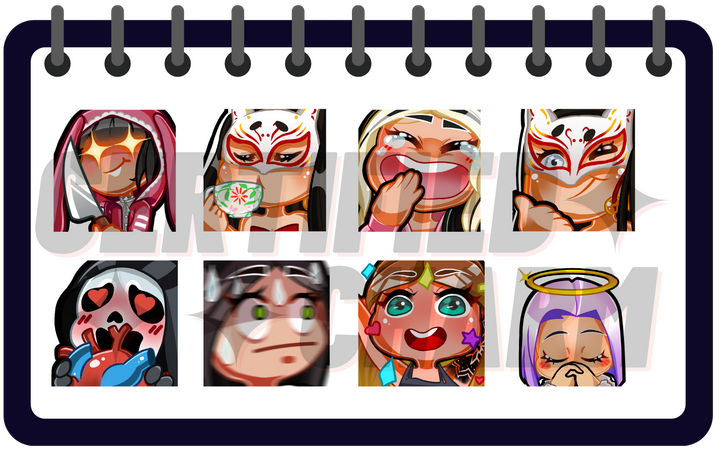 Commissioned &amp; Pre-made Emotes